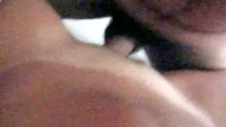 Tanned girl gets pumped