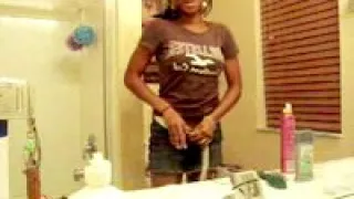 Sexy bathroom strip.