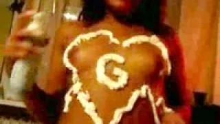 Sexy fun with whipped cream