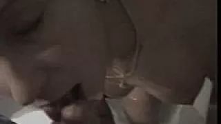 Bathroom blowjob video