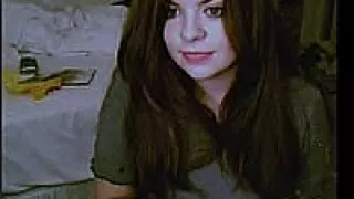 Very sexy teen posing in front of her webcam.