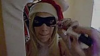 Blonde Beauty gets her Xmas Presents Early