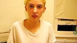 Blonde chick gets fucked hard