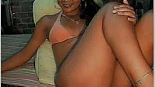 Sexy Webcam Set on fire