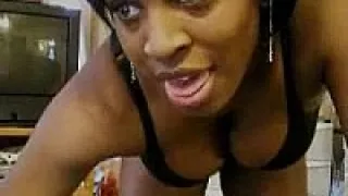 Curvy slut gets naked