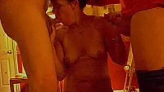 My Mature Wife Blows Two Cocks