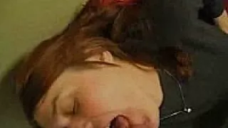 lovely redhead girlfriend  facial at home
