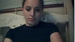 Girl with perfect tits gets naked