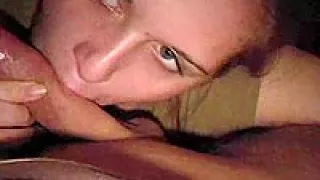 Brunette Amateur GF Blows Cock