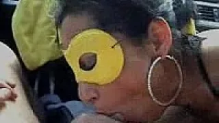 Fucking In The Car With A Mask On