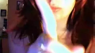 boobs in white dress and red hair part 2