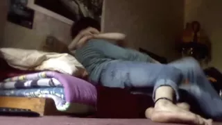 Larisa gives a blowjob and take a huge load in her mouth and face