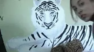 tanned honey playing with a vibrator