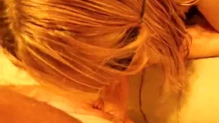 slow suck by blindfold redhead