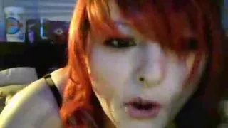 Tattoed Chick Doing Striptease