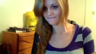 Cute perky amateur strips