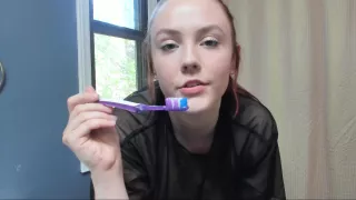 Submissive Slut Watches Me Use Toothbrush B4 I Send It To Him Covered In Spit Dom Joi