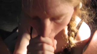 Romantic Date Night Ends In Huge Facial For Shy Amateur Redhead