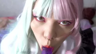 Cutie Maid Sucks Rubber Dick - Furiyssh