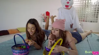 Alex Blake, Bratty Sis And Lily Adams - And Creampie Surprise