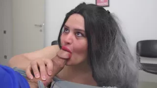 Must See The Reaction! Young Beautiful Lady Caught Me Jerking Off In Public Waiting Room