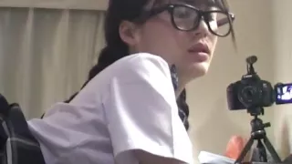 B 圧倒的美少女 由香 初めてのローターお散歩とドア-- ❤️透き通る白い肌❤️