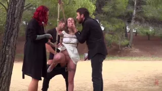 Bound Teen Is Fucked Before A Chanting Crowd Part 1 - Alexa Nasha