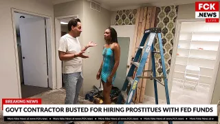 Sizi Sev gets hired by a federal contractor to fuck him for cash - BangFakeNews