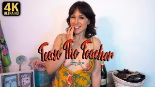 Tease The Teacher - DownblouseJerk