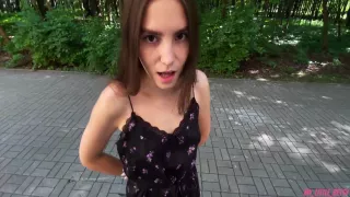 Walk In The Woods With Lush Ended With Cuming On Her Face And Hair 14 Min