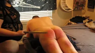 69 Swats With The Aluminum Paddle