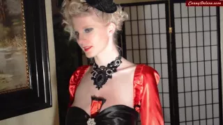 Casey Deluxe Red Fetish Dress Part Ii - Sex Movies Featuring Casey Deluxe