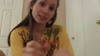 Nice Handjob By Cute Girlfriend