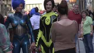 Crazy Models In Full Body Spandex - Watch4Fetish