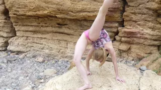 Flexi Beach Fun In Dress - Watch4Fetish