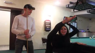 Flexibility On Pool Table - Watch4Fetish