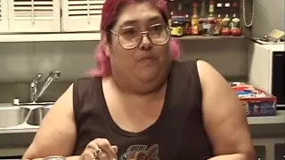 Sindee Williams In Fat Whore With Dyed Hair And A Tattoo Loves To Ride Dick Cow