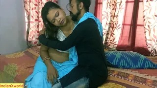 Desi Hot Bhabhi Having Sex Secretly With Houseowner Son!! Hindi Webseries Sex