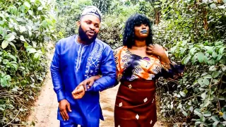 african amateur party couple sneaks off for outdoor public blowjob 