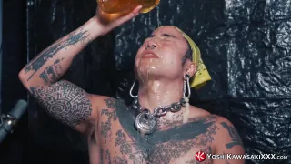 YOSHIKAWASAKIXXX - Asian Yoshi Kawasaki Drinks His Own Pee