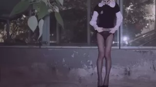 Heißester Adult Clip Tranny Solo Versuch zu beobachten