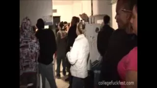 Naughty Babe fucking hardcore at the Party with Big Dick