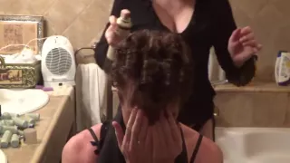 Friseursalon Sissy Crossdresser gefickt