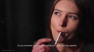 Kate Is Giving An Interview And Smoking 100mm Cigarettes