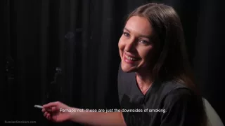 Kate Is Giving An Interview And Smoking 100mm Cigarettes