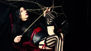 Headmistress Lillith - Distracted & Caned (Solo - Leg / Boot Fetish)