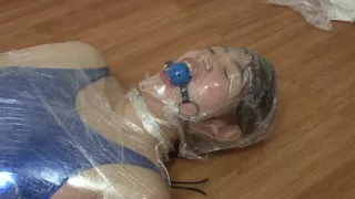 Breath Play With Rubber Girl