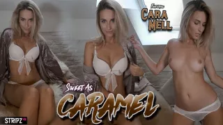 sweet as caramel - ukrainian babe striptease one on one in virtual realtiy 