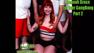 Hannah Grace 1st Ever Gangbang Part 2 - Amateur Redhead Group Sex