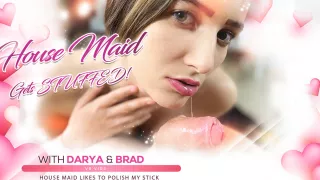 House Maid Gets Stuffed - Close-Up Sex with Amateur Couple